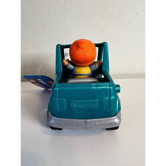 Fisher Price Little People Push-Along Toy Pick-Up Truck with Figure - Picture 4 of 6